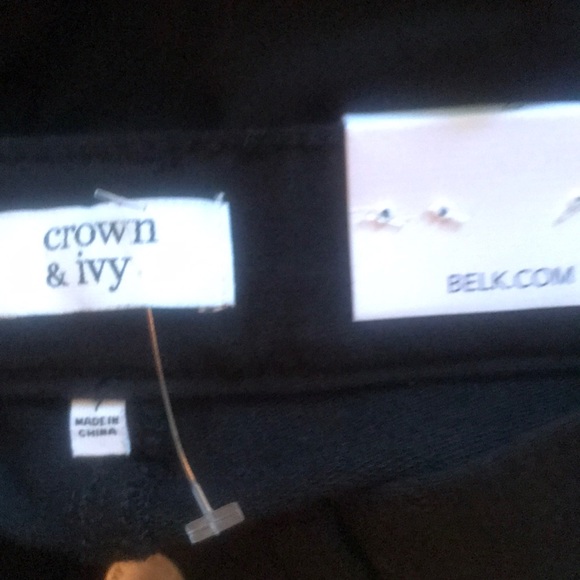 crown & ivy knit pants- Girl’s size 7 - Picture 6 of 8